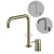 Import Manufacturer Hot cold mixed brass Bathtub tap 2 hole bath basin bathroom faucet from China