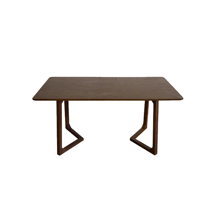 Manufacturer wholesale dining room furniture solid wood leg modern dining table