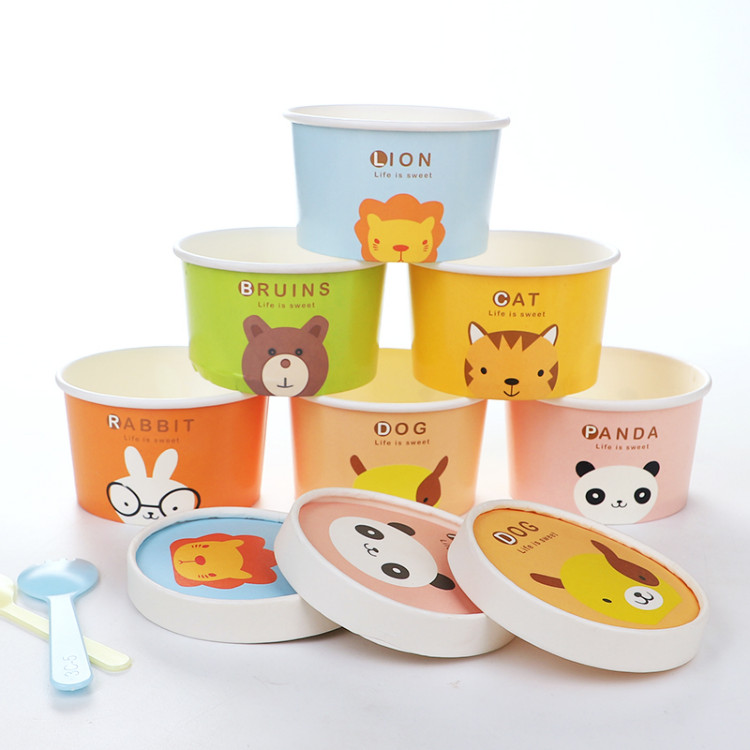 Buy Manufacturers Custom Logo Printed Ice Cream Paper Cup /frozen ...