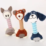 Manufacturers Dog bite  piggy dog bear toy plush toy interactive  toy pet supplies  in stock with sound