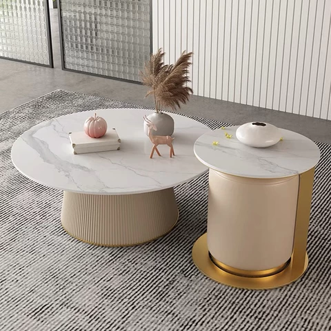 Buy Marble Coffee Table Luxury Coffee Tables Italian Style Coffee And Side Table from Foshan ...