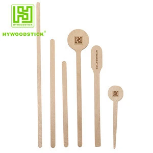 March Expo 7.5 Inch Hot Beverages Disposable Wooden Stirrer