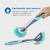 Import Masrhomesoft cleaning long PP handle dish spot TPR washing brush pots and pan cleaning brush from China
