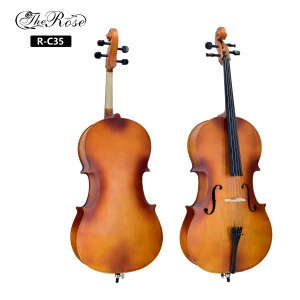 Matt 4/4 3/4 student cello  with cello bow accessories Chinese  brand manufacturer