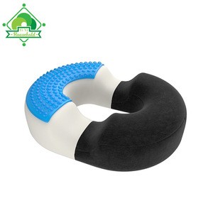 Medical Seat Pain Relief Treatment Donut Tailbone Pillow, Orthopedic Surgery Hemorrhoid Cushion, Coccyx Gel Cushion
