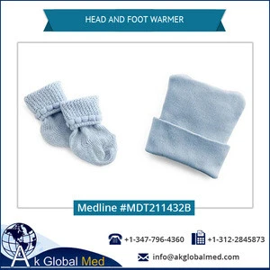 Medline MDT211432B Blue Color Foot Head Warmer for Infants