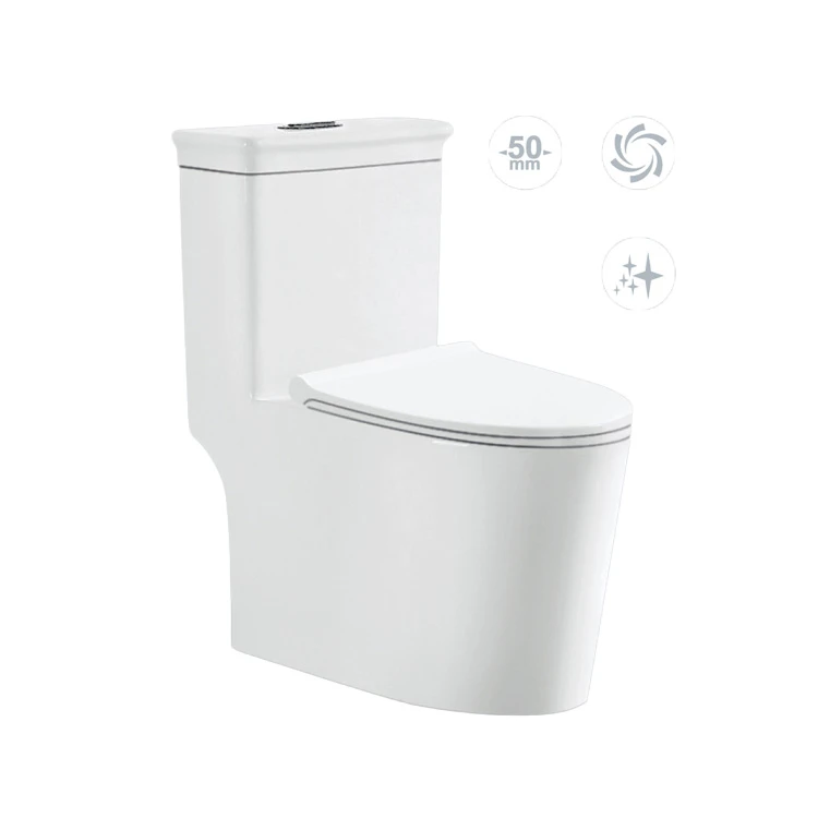 Medyag OEM YLZ-1101 Water Closet S-trap 300/400mm Sanitary Ware Cyclone Flushing Porcelain One Piece Toilets