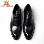 Men oxford leather shoes Handcrafted Leather Dress Shoes high end genuine leather men formal shoes