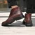 Import Men s  genuine leather boots lace-up boots shoes from China