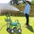 Import Metal 4-Wheel Garden Hose Reel Cart For Lawn Watering Heavy Duty Yard Water Planting from China