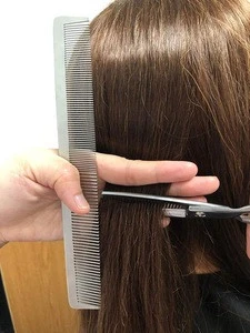 Metal Barber Comb for Men &amp; Women,Professional Hairdressing Salon Combs Hair cutting Tool Detangler Comb