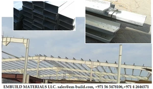 Metal building materials - Purlins, Channels, Decking, Cladding sheets, Insulation materials + 971 55 4863025 Dubai