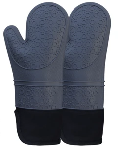 Microwave oven heat insulation and non-slip silicone gloves