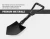 Import Military Survival Tool Multifunctional Folding Shovel Straight 9 1/2in from China