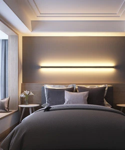 Minimalist Linear Wall Lamp led Atmosphere  Lighting for Living room Bedroom Hotel