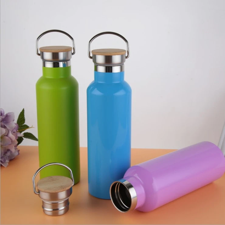Mlife wholesale matt finished pink double wall stainless steel 25oz/750ml thermos vacuum flask