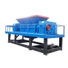 Mobile Double Shaft Waste Iron Car Shell Metal Shredder Machine