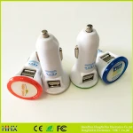 mobile phone accessories factory from china quick charger car charger 2 usb port 2.1 amp
