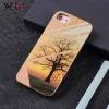 Mobile Phone Accessories,Black Wood Phone Case for iPhone 8,Custom Phone Cover