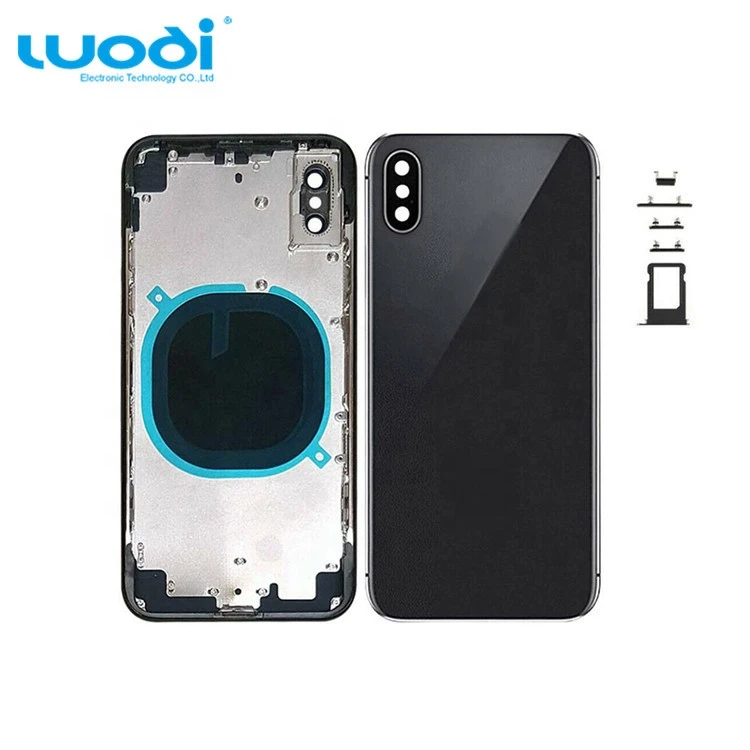 Mobile Phone Housing Rear Battery Door Middle Housing Back Cover for iphone xs max