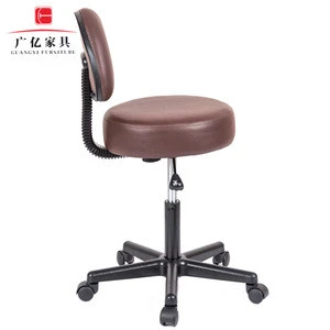 Modern Brown Fabric Hair Cutting Chair Salon Furniture