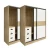 Import Modern Clothes Cabinet Style Two Sliding Doors Bedroom Wardrobe from China