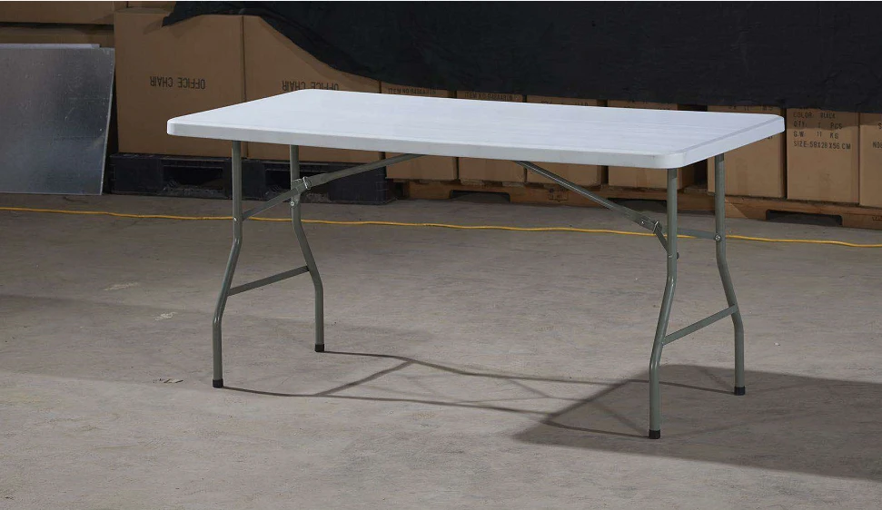 modern commercial furniture cheap indoor or outdoor folding  plastic dinning table