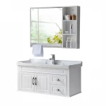 Modern design bathroom vanity cornered bathroom furniture popular cabinet vanity bathroom