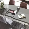 Modern Dining Room Set,  Large Console, Luxury Table, Chairs , White Color, High Quality, Best Price