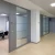Import Modern glass partition glass aluminium office partition wall from China