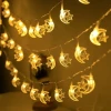 Moon Star String Lights led Decoration Middle East Festival Atmosphere Layout Castle Palace