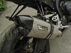 Motorcycle Dual Outlet Slip-On Exhaust System For SUZUKI GSXR 1000 2009-2014