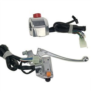 Motorcycle Scooter Horn Turn Signal Electric Start Handlebar Lever Controller Switch
