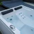 Import Mult-function 2 person indoor acrylic sitting spa massage corner bathtub with stairs for the elderly from China
