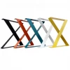 Multi-color Heavy Duty X shaped metal cast iron quadruped dining office conference table base, furniture leg