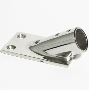 Multi-functional boat accessories bimini tops boats marine hardware for wholesales 30 Degree Rectangular Stanchion Base