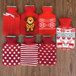Multicolor and size BS Standard Hot Water Bottle rubber with Knitted Cover