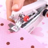 Multifunction portable manual mini hand operated sewing machine