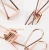 Import Multipurpose Rose Gold Metal Photo Clips Steel Wire Clothes Hanging Pegs Binder Paper Clips Food Bag Clips from China