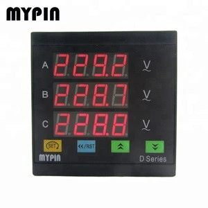 MYPIN DK9-3V economic 3 phase digital LED voltage meter
