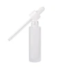 Natural 10ml 30ml 50ml frosted essential oil glass dropper bottle with rubber dropper cap