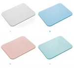 Natural Diatomaceous Earth Bath Mat Absorbent Diatomaceous Mat Fast Drying Non Slip Floor Carpet Diatomite Bath Mat