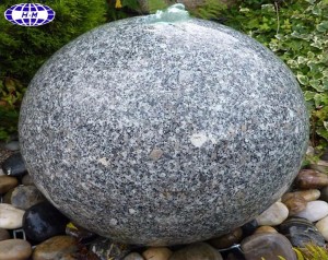Natural Granite Large Stone Sphere For Garden And Passage
