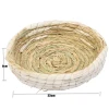 Natural Handmade Bird Nest for Breeding Parrot Grass Woven Scratcher Tree