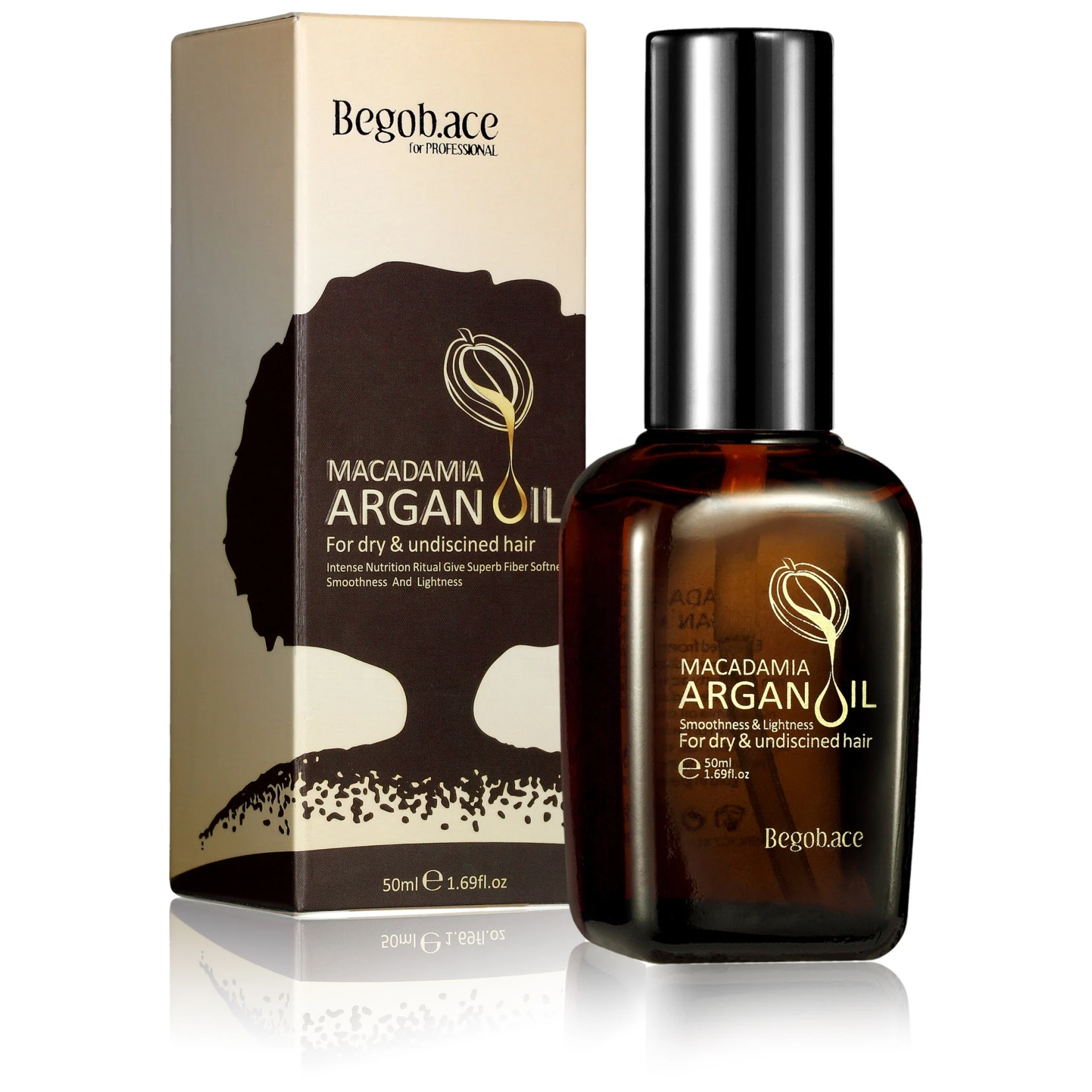 Natural Pure Organic hair growth serum oil hair care argan oil 50ml