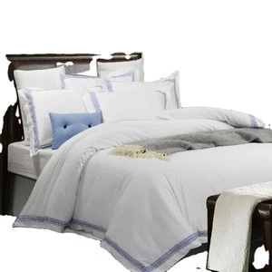 New Arrival 100% Cotton Custom embroidery Bedding Sets Bed Sheets