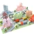 Import New arrival big size 176 pcs colorful wooden building blocks montessori educational wooden diy city toy from China