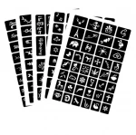 New arrival hot selling tattoo stencil body painting body art henna tattoo stencil