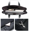 New arrival PU Leather Tote Shoulder Laptop Waterproof Man Business slimLaptop bag Briefcase