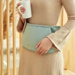 New Arrivals Morandi Color Anti-Explosion Heating Rechargeable Electric Hot Water Bottle Bag With Hand Pocket And Waist Belt Set